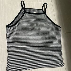 Forever 21 Striped Crop Top
